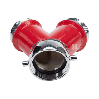 Plain Wye 2 1/2" NH Inlet x (2) 2 1/2" NH Outlet