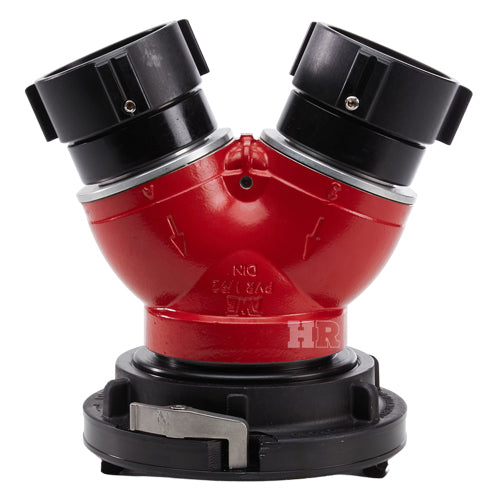 2 Way-Siamese-Clappered 5" Storz x (2) 2 1/2" Female NH