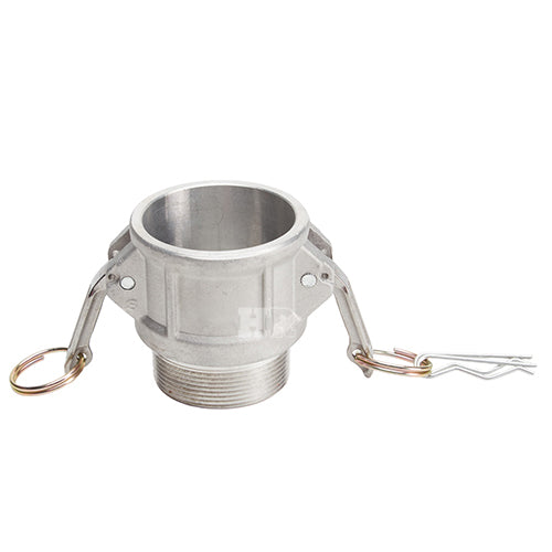 Aluminum 1 1/2" Camlock With Red Plastic Nozzle