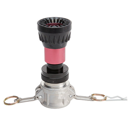 Aluminum 1 1/2" Camlock With Red Heavy-Duty Nozzle