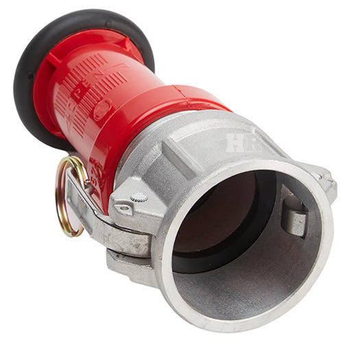Aluminum 2" Camlock With Red Plastic Nozzle