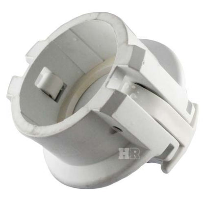 White 4" Food Grade Polypropylene Female Safety Bump Cap