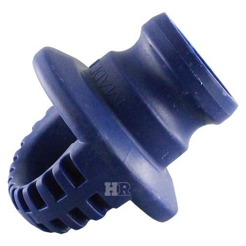 Blue 2" Polypropylene Male Safety Bump Plug
