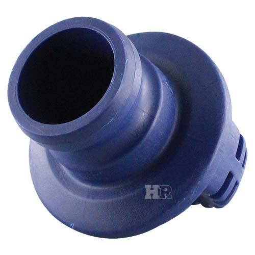 Blue 3" Polypropylene Male Safety Bump Plug