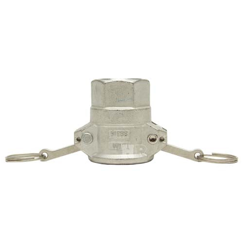 Stainless Steel 1" Female Camlock x 1" Female NPT