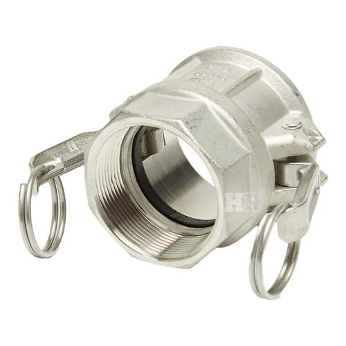 Stainless Steel 2" Female Camlock x 2" Female NPT