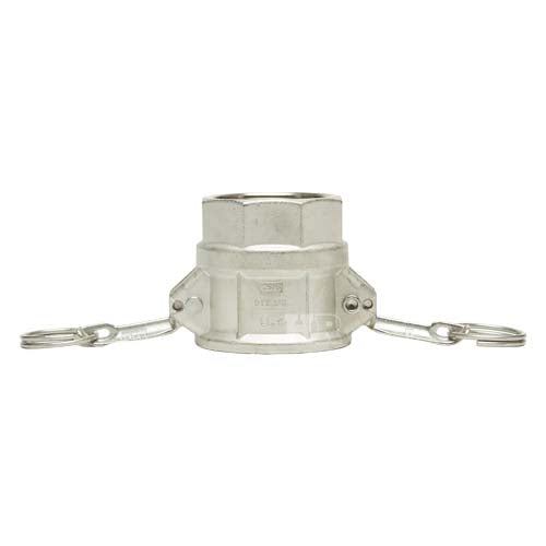 Stainless Steel 2" Female Camlock x 2" Female NPT