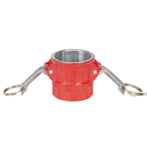 Aluminum 1 1/2" Female Camlock x 1 1/2" Female NH Fire Hose