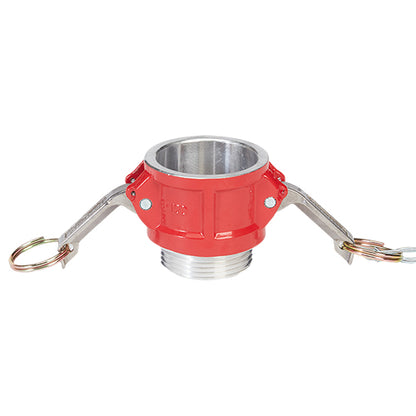 Aluminum 1 1/2" Female Camlock x 1 1/2" Male NH Fire Hose