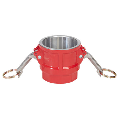 Aluminum 2" Female Camlock x 1 1/2" Female NH Fire Hose