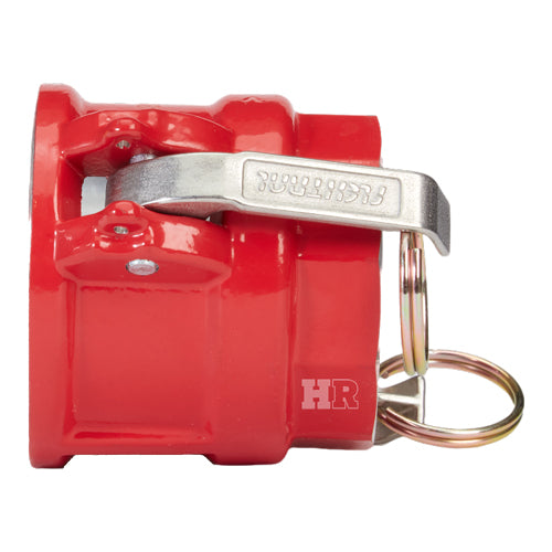 Aluminum 2" Female Camlock x 1 1/2" Female NH Fire Hose