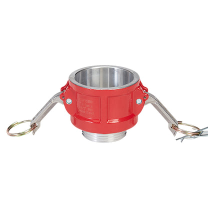 Aluminum 2" Female Camlock x 1 1/2" Male NH Fire Hose