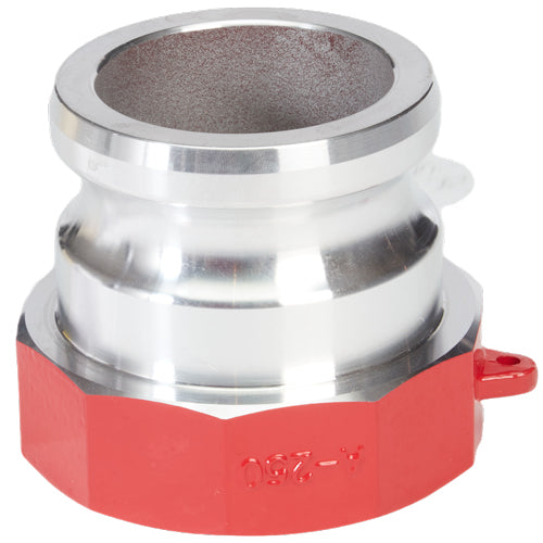 Aluminum 2 1/2" Male Camlock x 2 1/2" Female NH Fire Hose