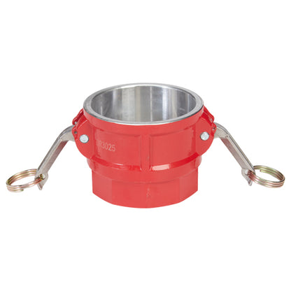 Aluminum 3" Female Camlock x 2 1/2" Female NH Fire Hose