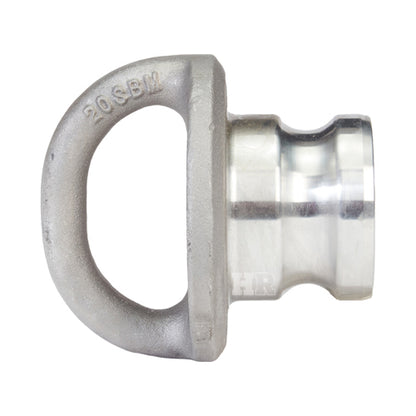 Aluminum 4" Male Safety Bump Plug