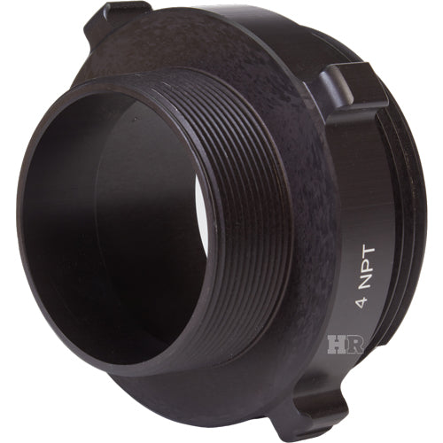 Aluminum 4 1/2" NH to 4" NPT Double Male