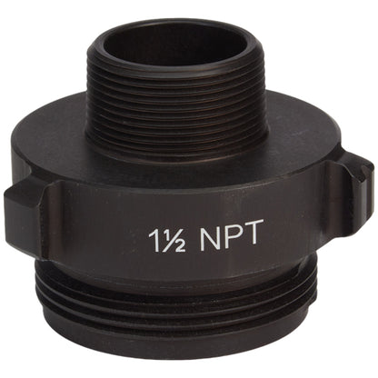 Aluminum 2 1/2" NH to 1 1/2" NPT Double Male