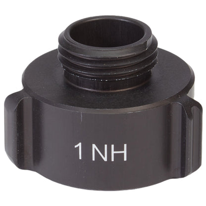 Aluminum 1 1/2" Female NPT to 1" Male NH