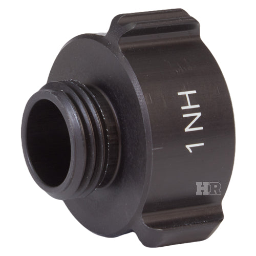 Aluminum 1 1/2" Female NPT to 1" Male NH