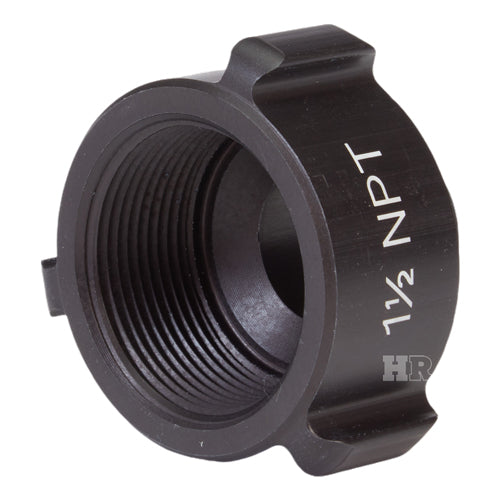 Aluminum 1 1/2" Female NPT to 1" Male NH