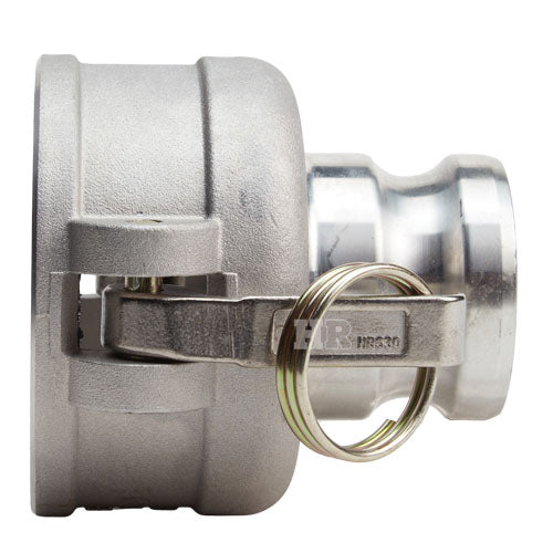 Aluminum 3" Female Camlock x 2" Male Camlock