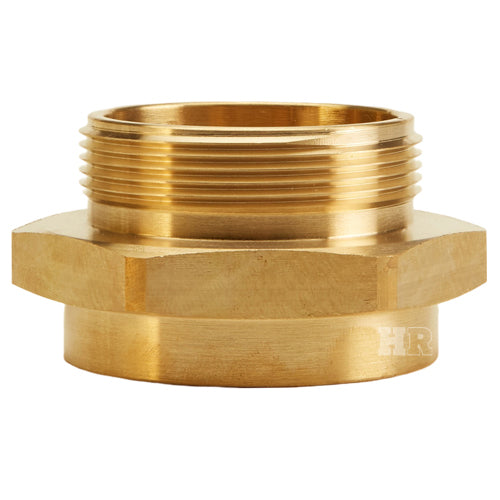 Brass 2" Female NPT to 2" Male NPSH (Hex)