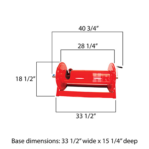Live 1" Booster Fire Hose Storage Reel