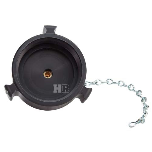 Aluminum 2 1/2" NH Test Cap with Petcock