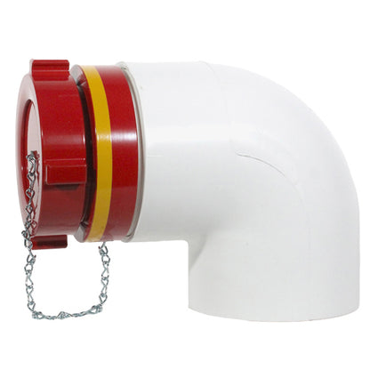 Male 4 1/2" Dry Hydrant Adapter 90 Degree Elbow
