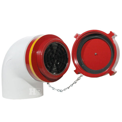 Male 4 1/2" Dry Hydrant Adapter 90 Degree Elbow
