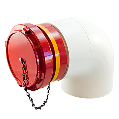 Male 5" Dry Hydrant Adapter 90 Degree Elbow
