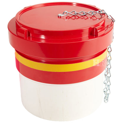 6" Male Dry Hydrant Straight Adapter With Alum Cap