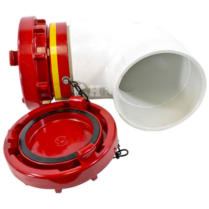 Storz 5" Dry Hydrant Adapter 90 Degree Elbow