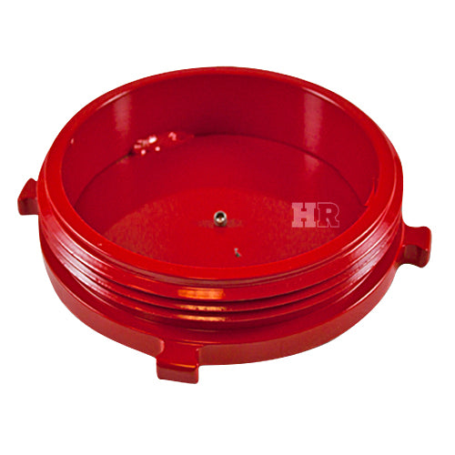Aluminum 4 1/2" Red Dry Hydrant Plug