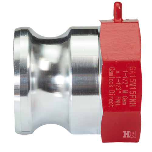 Aluminum 1 1/2" Male Camlock x 1 1/2" Female NH Fire Hose