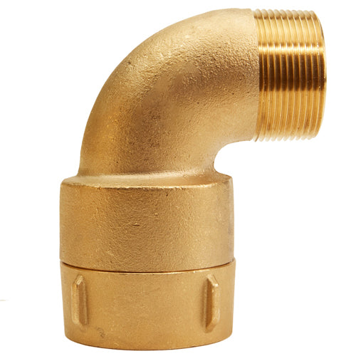 Brass 1 1/2" NPT x 1 1/2" NPT 90 Degree Elbow