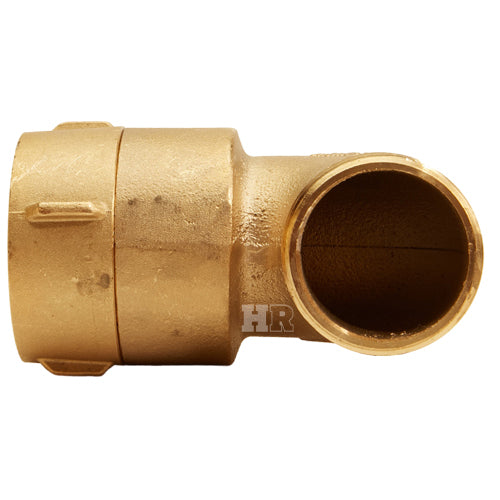 Brass 1 1/2" NPT x 1 1/2" NPT 90 Degree Elbow