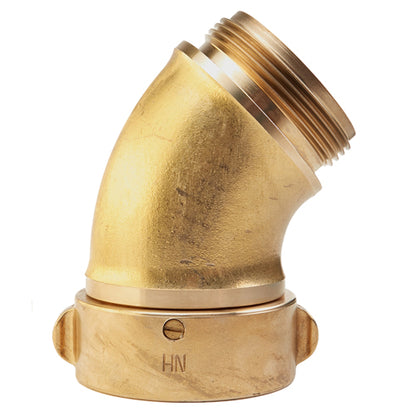 Brass 2 1/2" NH / NST 45 Degree Elbow