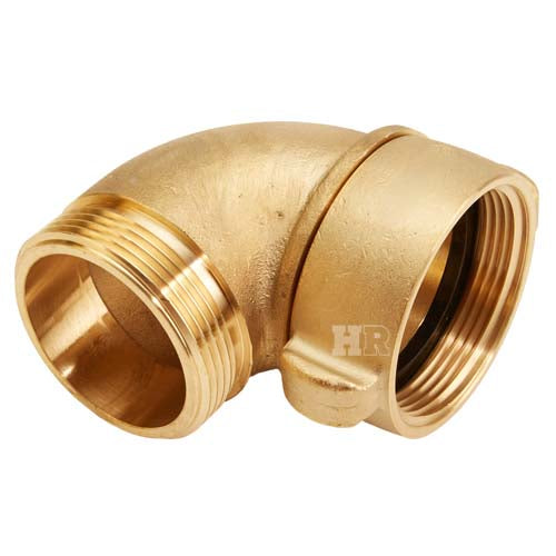 Brass 2 1/2" NH / NST 90 Degree Elbow