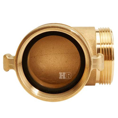 Brass 2 1/2" NH / NST 90 Degree Elbow