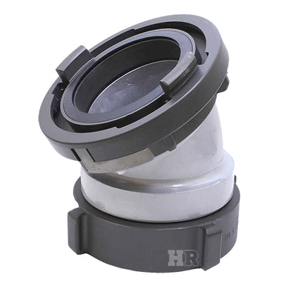 Aluminum 5" Storz x 4" NPSH 30 Degree Elbow