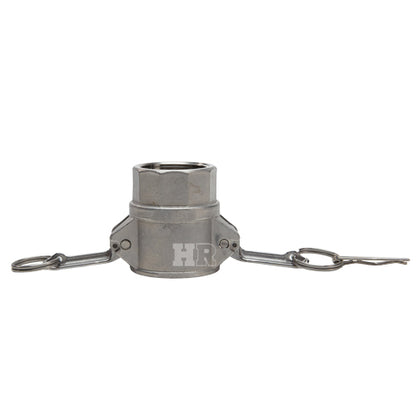 Stainless Steel 1 1/2" Female Camlock x 1 1/2" Female NPT