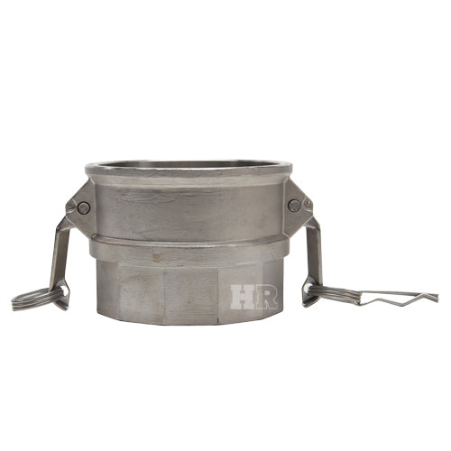 Stainless Steel 6" Female Camlock x 6" Female NPT