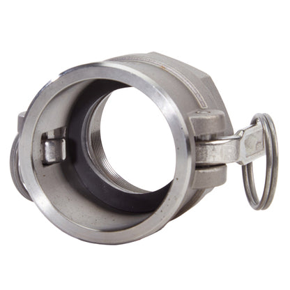 Stainless Steel 2" Female Camlock x 1 1/2" Female NPT (USA)