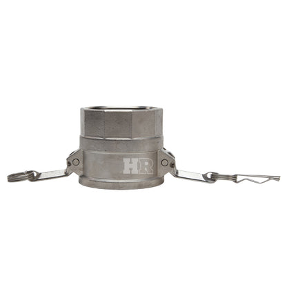 Stainless Steel 3" Female Camlock x 2" Female NPT (USA)