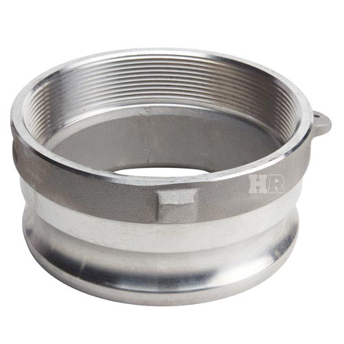 Aluminum 5" Male Camlock x 5" Female NPT (USA)