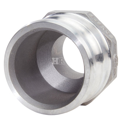 Aluminum 3" Male Camlock x 2" Male NPT (USA)