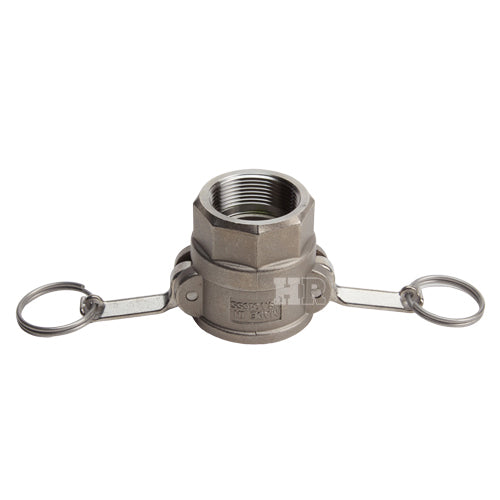 Stainless Steel 1 1/2" Female Camlock x 1 1/2" Female NPT (USA)