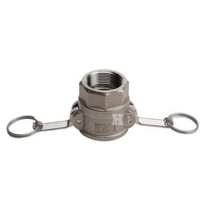 Stainless Steel 1 1/2" Female Camlock x 1 1/2" Female NPT (USA)