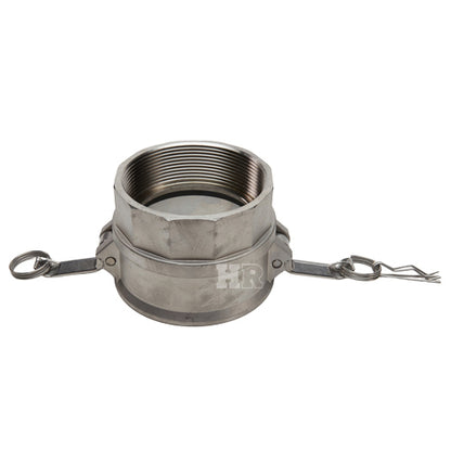 Stainless Steel 6" Female Camlock x 6" Female NPT (USA)